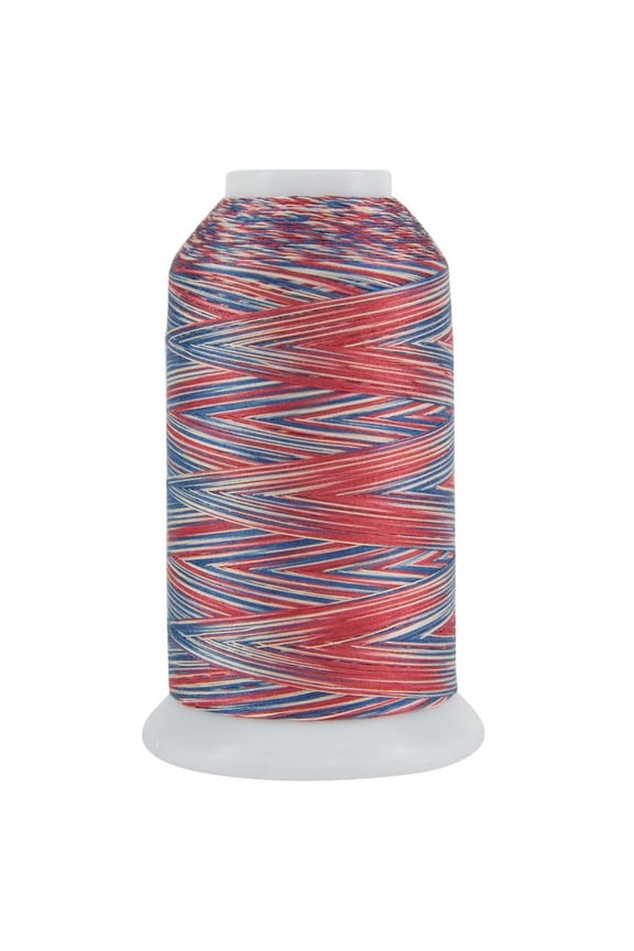 King Tut Quilting Thread 2000yd Freedom 40wt Variegated Egyptian Cotton Cone