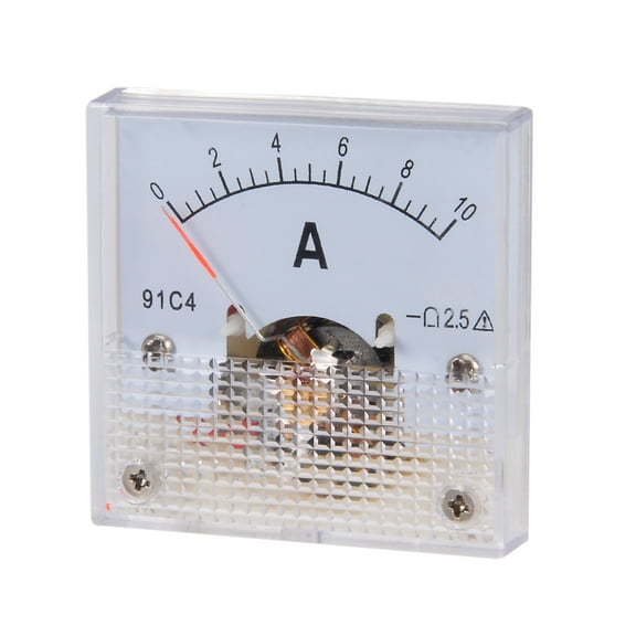 91C4-A Analog Current Panel Meter DC 10A Ammeter for Circuit Testing