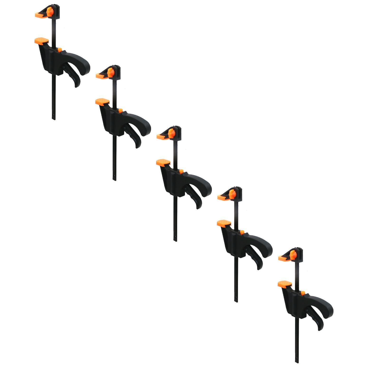 91mm Wood Working Bar F Clamp Clamps Grip Quick Release Fixed 2PCS for