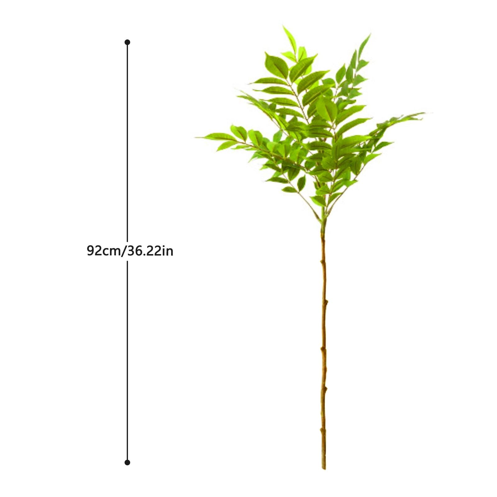 92-120cm (47.2 in) Artificial Banyan Tree False Sumac Autumn Leaves ...