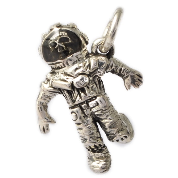 92.5 Sterling Silver Astronaut Space Man Pendant Charm