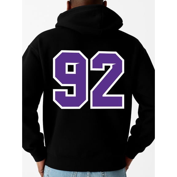 92 Hoodie hoodies & sweatshirt for men regular fit black Comfortable Material,Bold Design christian Basic Unisex Shirt Crewneck tshirts
