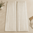 92 Inch Long Pinch Pleat Linen Blend Semi Sheer Curta50wx92l - Walmart.com