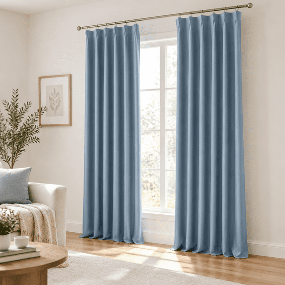92 Inch Pleated Curtapinch Pletaed With Hooks Thermalulated Room ...