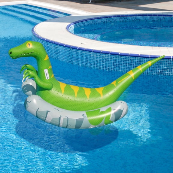 Swim Central 92" Rockin Raptor Inflatable Swimming Pool Float