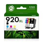 920 Ink Compatible for 920XL Ink Cartridge for OfficeJet 6500 Printer Black Cyan Magenta Yellow