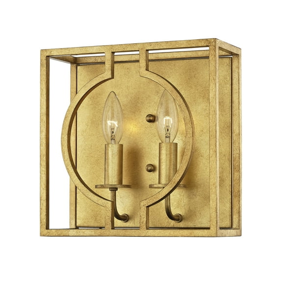 9200-GL-Hudson Valley Lighting-Octavio 2-Light Wall Sconce - 10 Inches Wide by 10 Inches High-Gold Leaf Finish