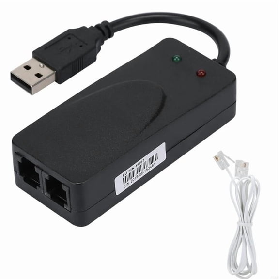 920L Fax Modem Dual Port USB2.0 56K External Modem Driver for Win 7 8 10 XP USB Modem Port