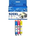 thumbnail image 1 of 920XL 920 XL Ink Cartridges Compatible for HP 6500A 6000 6500 7000 7500 7500A Inkjet Printers, Leak-Proof Design Crisp Printing, 1 of 7