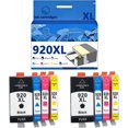 thumbnail image 1 of 920XL 920 XL Ink Cartridges Compatible for HP 6500A 6000 6500 7000 7500 7500A Inkjet Printers, Leak-Proof Design Crisp Printing, 1 of 7
