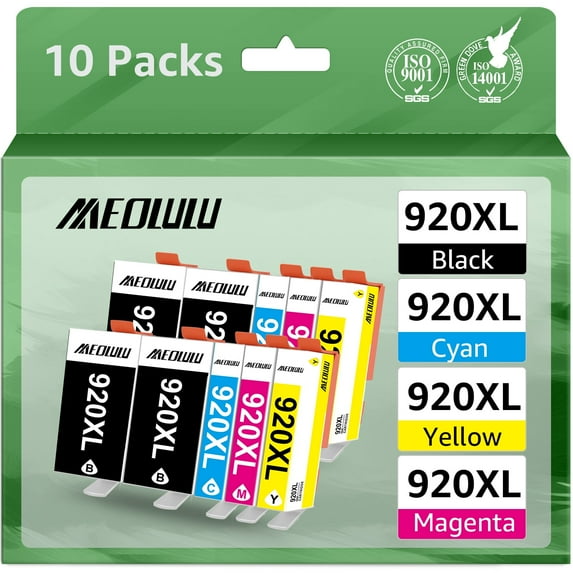 920XL Ink Compatible for HP 920 XL Combo Pack Fit for HP Officejet 6500 6500A 7000 7500A E709 Printer (4 Black,2 Cyan,2 Magenta,2 Yellow)