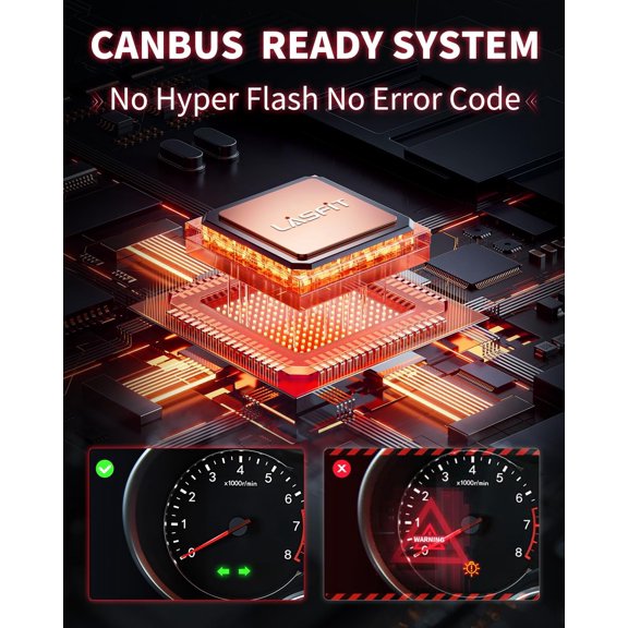 921 LED Bulb Reverse Lights, 912 T15 Back Up Light CANBUS Error Free W16W 906 Reversing Bulb 904 916 6000K Xenon White New Upgrade Design, Plug and Play (Pack of 2)