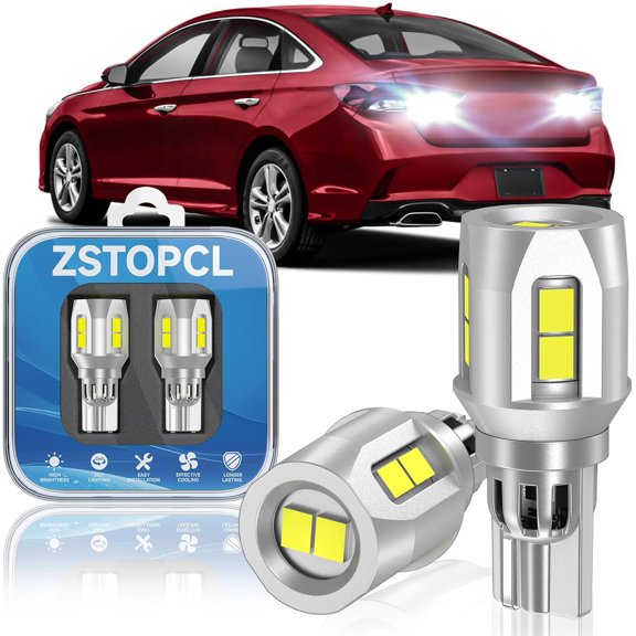 921 LED Reverse Light Bulbs Fit for Hyundai 2006-2019 Sonata 2014-2025 Tucson, Upgraded 500% Brightness, Super Bright 912 T15 LED Backup Lights Replacement, 6000K Cool White, Pack of 2