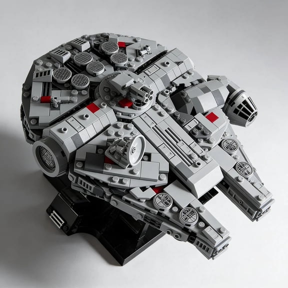 921PCS Classic Space Freighter Building Blocks Set - Sci-Fi Model, Premium Collectible Display Toy for Adult friends