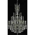 thumbnail image 1 of 9225 Rosalia Collection Large Hanging Fixture D38in H62in Lt:12? Pewter Finish (Royal Cut Golden Teak Crystals)-Finish:Pewter, 1 of 2