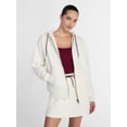 thumbnail image 1 of Athletic Works Women's and Women's Plus Full Zip Fleece Hoodie, Sizes XS-4X, 1 of 7