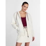Women's and Women's Plus Full Zip Fleece Hoodie, Sizes XS-4X