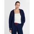 thumbnail image 1 of Athletic Works Women's and Women's Plus Full Zip Fleece Hoodie, Sizes XS-4X, 1 of 7