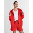 thumbnail image 1 of Athletic Works Women's and Women's Plus Full Zip Fleece Hoodie, Sizes XS-4X, 1 of 7