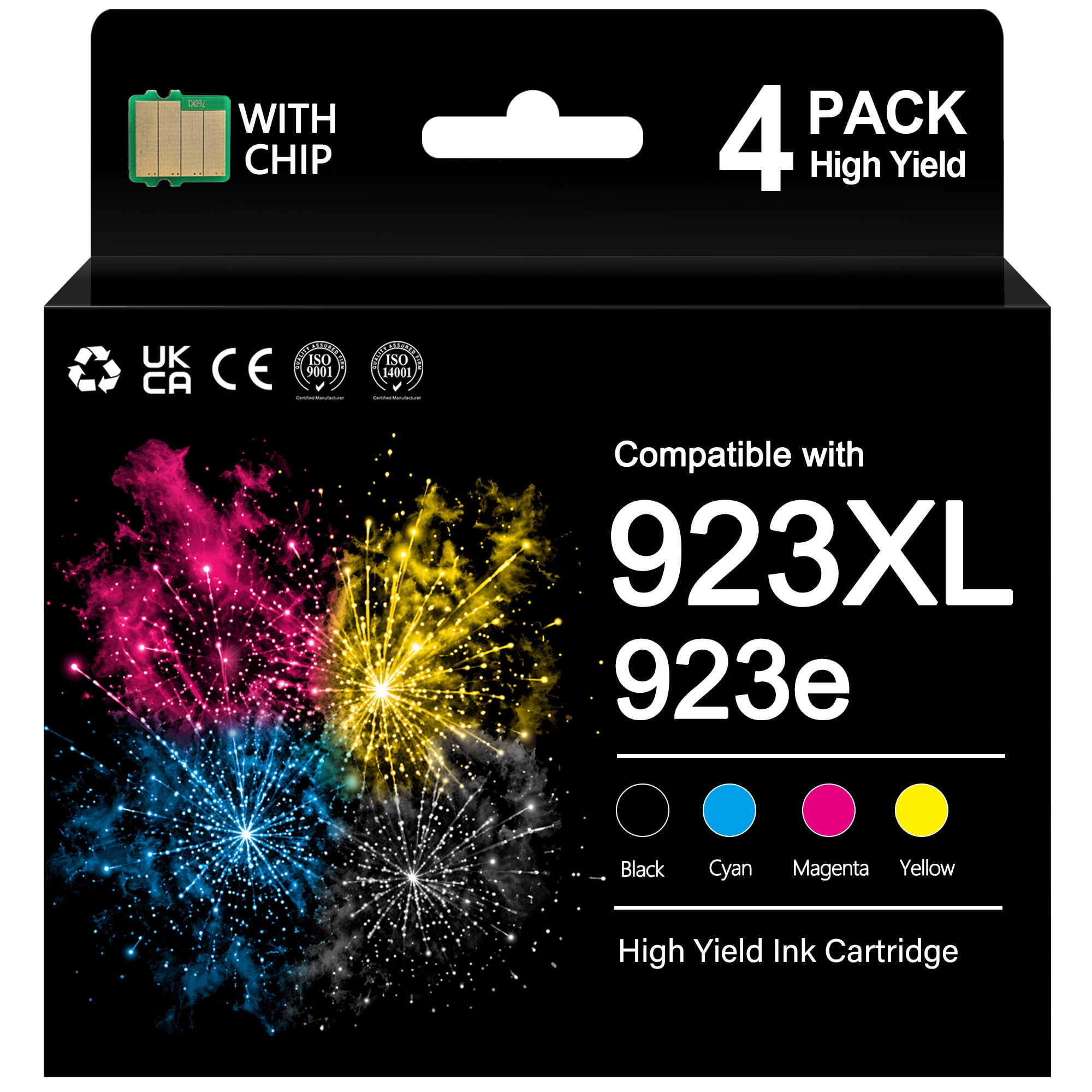 Compatible for HP 923 923e Ink Cartridge WITH Chip 923 923e 923XL ...