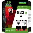 thumbnail image 1 of 923 Ink Cartridges Compatible for HP 923 Ink Cartridges Compatible for HP 923 E Ink for HP OfficeJet 8120 8122e 8123 OfficeJet Pro 8130 8135e 8138e 8139e Printer Ink (2 Black), 1 of 5