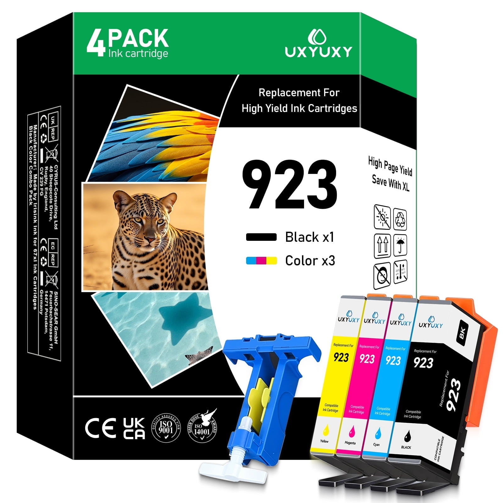 923 Ink Cartridges Compatible for HP 923 Compatible for HP OfficeJet ...