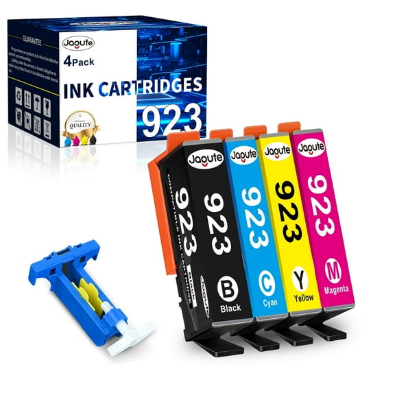 923 Ink Cartridges Compatible for HP 923 High Yield Ink Cartridges Compatible for HP OfficeJet 8120 8122e 8123 OfficeJet Pro 8130 8135e 8138e 8139e Printer(Without Chip,4-Pack)
