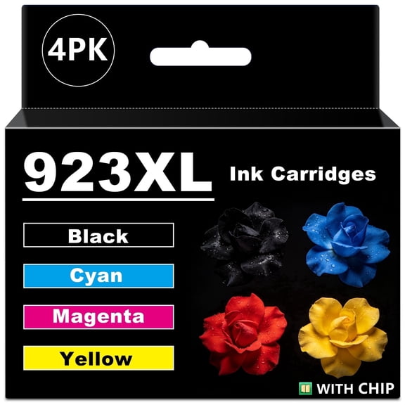 923XL 923e 923 Ink cartridges Compatible for hp 923e Ink for HP 923 Ink cartridges 4 Pack for officejet pro 8130e 8125e 8135e 8138e 8139e 8122e Printers