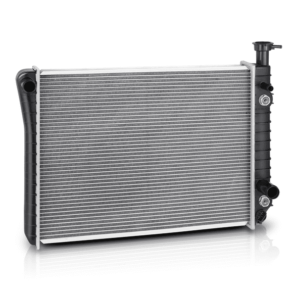 924 OE Style Aluminum Core Engine Radiator fit 1985-1994 Chevrolet Astro, 1985-1994 GMC Safari, Models with 2.5L/4.3L Engine, Chrome