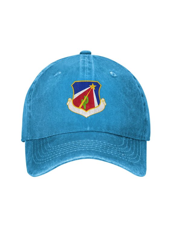 924th Fighter Group Dad Hat Baseball Unisex Baseball Adjustable Washed Cap Blue