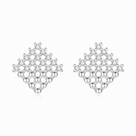 925 Diamond Sparkling Full Zirconia Diamond Silver Earnail Silver Personalized Birthday Jewelry Gift for Wife, Girlfriend, Mom, Daughter