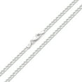 thumbnail image 1 of 925 Italian Sterling Silver 2.5mm Solid Cuban Chain, FREE Microfiber Cloth, ITProLux Curb Link Mens Womens Necklace, Giorgio Bergamo, 1 of 8
