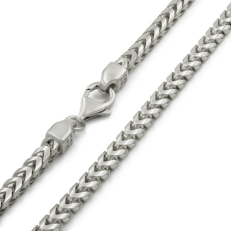 925 sterling silver franco chain sale