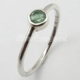 thumbnail image 1 of .925 Pure Silver Hot Selling Green Emerald Extra Ordinary Ring Size 6, 1 of 1
