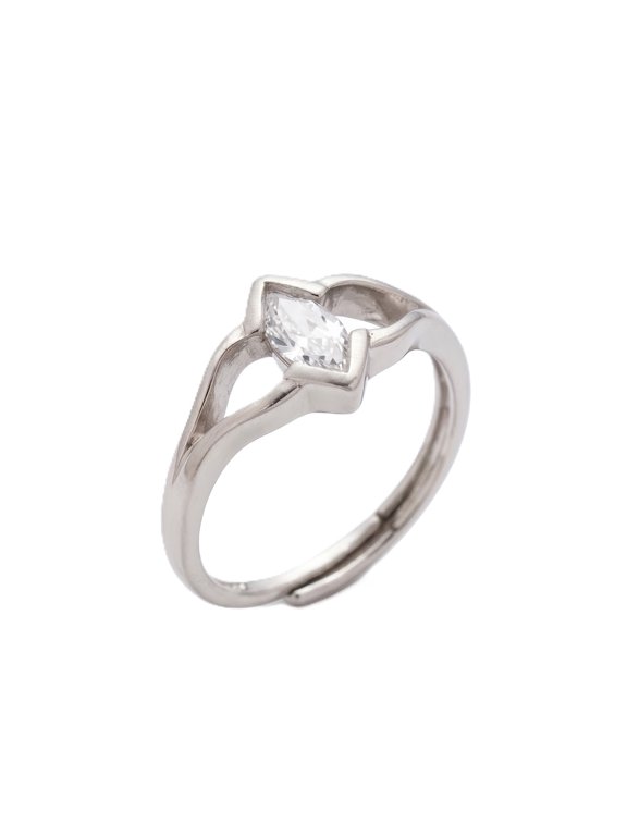 925 Pure Silver The Seraphina Marquise Ring