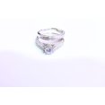 thumbnail image 1 of .925 S. Silver Round Weeding Rings, 1 of 4