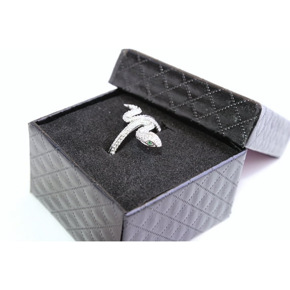 .925 S. Silver Snake Ring