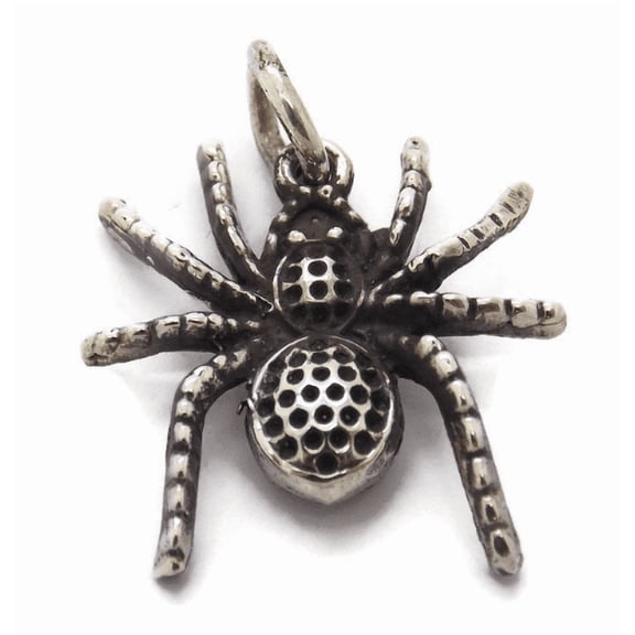.925 STERLING SILVER SPIDER CHARM PENDANT!!