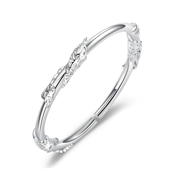 925 Silver Adjustable Bracelet&Bangle For Women Fashion Jewelry