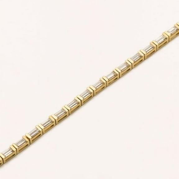 925 Silver CZ Baguette Tennis Bracelet,Gold Tennis Bracelet,Cubic Zirconia Tennis Bracelet,Dainty Bracelet,Diamond Bracelet,best gift for her