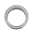 thumbnail image 1 of .925 Silver Channel Set 360 Eternity Band Rhodium CZ Bling Ring, 1 of 4