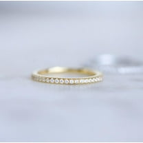 925 Silver Dainty Diamond Stacking Eternity Ring Gold Minimalist Ring CZ Ring Simple Diamond Ring Silver Ring Gift for Her Delicate Ring Eternity Band