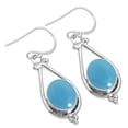 thumbnail image 1 of Blue Chalcedony Women Jewelry 925 Sterling Silver Earring, 1 of 4