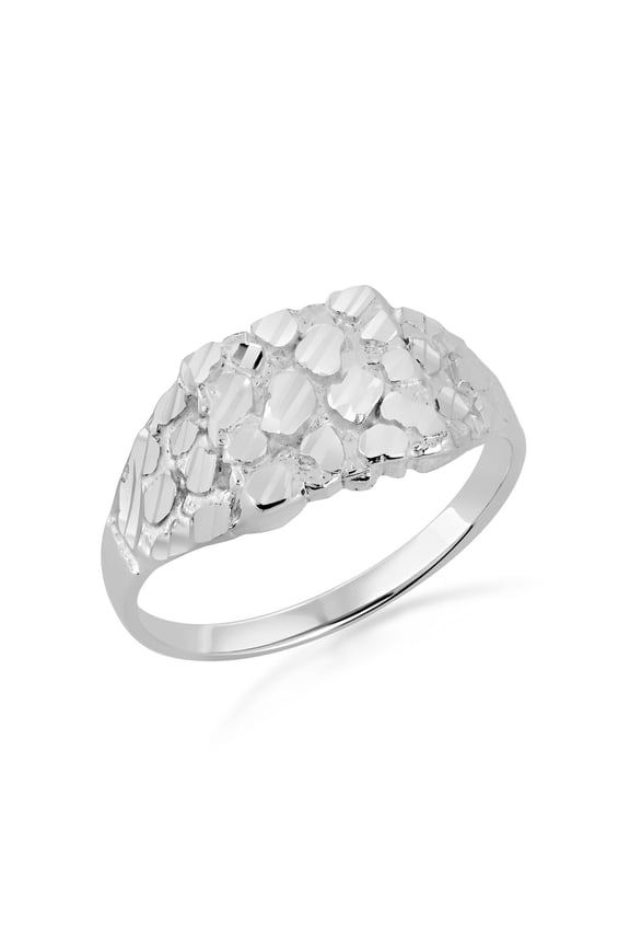 .925 Silver Men's 10.5mm Nugget Ring (11)