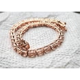 thumbnail image 1 of 925 Silver Morganite Oval Shape Tennis bracelet Rose Gold Over Sterling silver, Birthday Gift, gift for her, Anniversary gift., 1 of 4