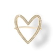 thumbnail image 1 of 925 Silver Open Heart White Zircon Pave Ring,Open Heart Ring,Heart Shaped Ring,Heart Outline Big Heart Ring,Valentine Gift For Love,Gift For, 1 of 3
