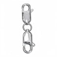 thumbnail image 1 of 925 Silver Plated Necklace Extender for DIY Jewelry Making Bracelet Necklace Extension Chain Clasp, 1 of 10