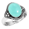thumbnail image 1 of Aqua Chalcedony Ring 925 Sterling Silver Handmade Jewelry, 1 of 5