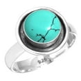thumbnail image 1 of Turquoise Women Jewelry 925 Sterling Silver Ring, 1 of 6