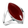 thumbnail image 1 of 925 Sterling Silver Ring Garnet Quartz Handmade Jewelry, 1 of 9